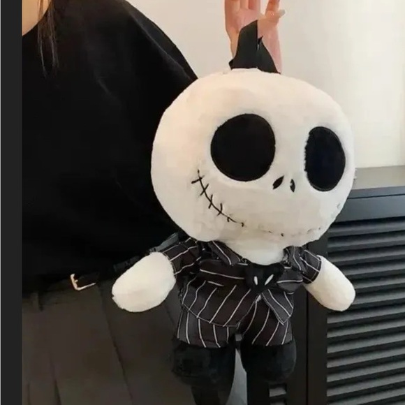Disney Handbags - Licensed Jack Skeleton Plush Cartoon Mini Backpack NWT